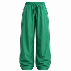 Hot Selling <b>Women</b> Lightweight Track <b>Jogger</b> Pants Relaxed Fit <b>Straight</b> <b>Leg</b> Sports Trousers Wholesale Clothing Manufacturer - Product Image 1