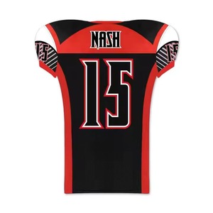 Camisetas Personalizadas de Estilo Urbano para Hombre, Sublimadas, Corte Cuadrado, Malla Deportiva, Estilo Jersey de Fútbol Americano - Product Image 4