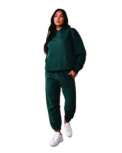 Conjunto Deportivo de Sudadera con Capucha y Logotipo Personalizado para Mujer, Conjunto de Entrenamiento para Correr, Conjunto Deportivo de Otoño e Invierno al por Mayor, Conjunto de 2 Piezas, Pantalones Largos para Adultos - Product Image 2