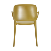 Chaise de salle à manger empilable en plastique moderne DHF pour usage intérieur/extérieur dans les cafés, restaurants, hôtels, écoles, parcs