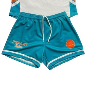 บริการ OEM ชุดยูนิฟอร์มฟุตบอล/รักบี้ฤดูร้อนแบบสั่งทำพิเศษ พร้อมชื่อ/หมายเลขทีม  ผ้าทวิลล์พิมพ์ลายแบบซับลิเมชั่น ผ้าโพลีเอสเตอร์ยืดหยุ่น 100% แห้งเร็ว - Product Image 3