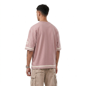 Camiseta Deportiva de Fútbol Americano Personalizada con Estampado Hip Hop, Manga Corta, Secado Rápido, Transpirable, Malla 100% Poliéster, Lisa, para Adultos - Product Image 3
