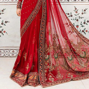 New Design Banarasi Soft Silk Wedding Wear Indian <b>Saree</b> <b>Blouse</b> Plus Size Women's Dresses Customizable Colors Sizes Indian - Product Image 5