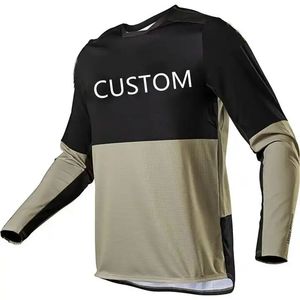 Jersey de Ciclismo Personalizado de Manga Larga para Motociclismo y Montaña, Diseño de Carreras, Transpirable, Impresión por Transferencia de Calor, con Cuentas, para Descenso - Product Image 3