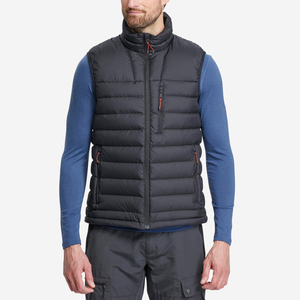 Quilted Woolen Puffer Vest <b>Men</b> Casual Sleeveless <b>Jacket</b> Lightweight Padded Gilet Stand Collar Windproof <b>Warm</b> Waistcoat Outerwear - Product Image 1