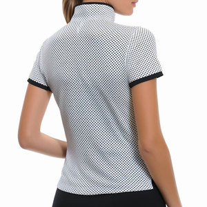 เสื้อเชิ้ตผู้หญิง Wearpex แขนสั้น ทรงพอดีตัว ระบายอากาศ แห้งเร็ว กันยับ ผ้าเจอร์ซีย์ โพลีเอสเตอร์/คอตตอน เป็นมิตรกับสิ่งแวดล้อม ลดราคา - Product Image 2