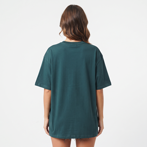 cc Women's Oversized Crew Neck Cotton <b>T</b> <b>Shirt</b> Loose Fit Solid Color Short Sleeve Custom Logo Summer For Women's - Product Image 2