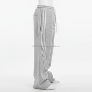 Pantalones Deportivos de Pierna Ancha de Color Medio, de Felpa de Pana Gruesa, Ecológicos, Transpirables, de Secado Rápido, Casuales, para Invierno, con Paneles Laterales - Product Image 4