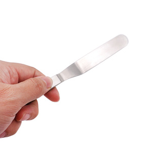 Spatule à gâteau professionnelle en titane, outil de présentation et de décoration en acier inoxydable pour la pâtisserie en cuisine - Product Image 1