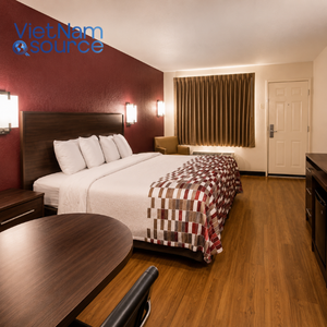 Soluciones de Muebles a Medida para Hoteles Red Roof Inn con Muebles de Dormitorio Decorativos Laminados, Fabricante OEM de Vietnam - Product Image 2