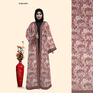 Abaya de soirée élégante de qualité supérieure pour femmes, robe longue légère, idéale pour les fêtes, disponible au prix d'usine - Product Image 4