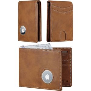Portafoglio Sottile Furid per Uomo con Blocco RFID, Bifold con Tasca Frontale Porta Carte, in Pelle Compatibile con AirTag - Product Image 1