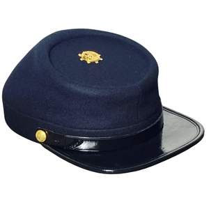 Gorra kepi azul estilo Guerra Civil, a menudo usada para recreaciones históricas. - Product Image 1