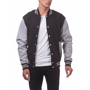 Chaquetas de béisbol universitarias de alta calidad para hombres y mujeres, chaqueta varsity personalizada a la moda para hombres, chaquetas de invierno con cuerpo y mangas de lana. - Product Image 4