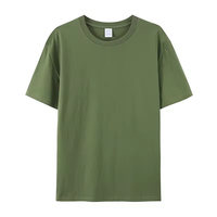 T-shirt en coton 100% personnalisé avec votre logo de marque, t-shirt décontracté uni pour homme, t-shirt décontracté à manches courtes et col rond pour homme