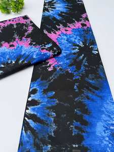 Tela de Algodón con Estampado Africano Multicolor Brillante para Costura de Moda y Producción de Prendas, Mozambique - Product Image 3