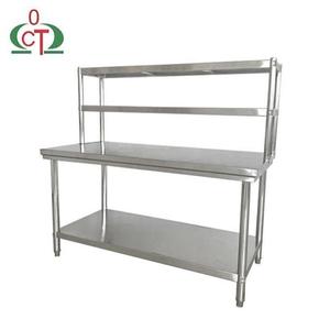 طاولة طعام مربعة من الفولاذ المقاوم للصدأ مع فتحة للمظلة - للاستخدام الخارجي في الفناء والفنادق والتخييم ومستلزمات الشواء من مورد صيني - Product Image 1