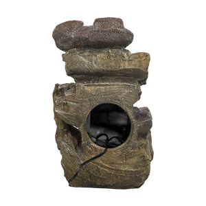 Fontana a Cascata da Tavolo per Interni da 15 Pollici con Luci LED e Pompa, Attraente Fontana da Tavolo con Illuminazione LED e Pompa - Product Image 5