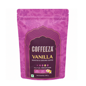 กาแฟบดรสวานิลลา คอฟฟี่ซ่า 100% อาราบิก้า 500 กรัม คั่วกลาง-เข้ม 100% อาราบิก้า คาเฟอีน บรรจุในซองปิดผนึก - Product Image 1