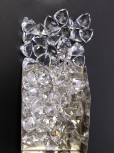 Topacio blanco natural de 10 mm con corte trillón, gema suelta de la mejor calidad para la fabricación de joyas - Product Image 4