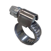 Colliers de serrage à vis sans fin en acier inoxydable YDS 430, largeur de bande de 9 mm, couple libre de 1 N.m, couple de rupture standard métrique de 4,0 N.m