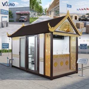 Station d'eau commerciale préfabriquée résistante aux intempéries avec contrôle IoT intelligent à distance et purification d'eau automatisée pour camp minier - Product Image 1