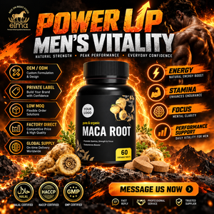 Elma Food Halal Maca Root Extract Supplement 60-count Chewable <b>Tablets</b> Men Energy Support <b>Metabolism</b> Circulation GMP HACCP - Product Image 1
