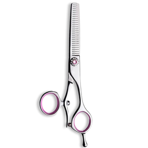 Ciseaux de coiffure allemands en acier inoxydable, ciseaux à effiler à lame tranchante, ciseaux de coiffure à 32 dents, ciseaux de texturage - Product Image 1