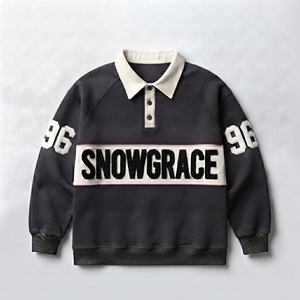 Snowgrace Unisex Full Sleeve Jersey Shirt Embroidered Logo Regular Fit All Seasons Adult Apparel - Product Image 1