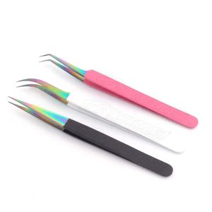 Pinzas de extensión de pestañas Vetus de acero inoxidable japonesas hechas a mano personalizadas profesionales OEM herramienta de belleza tipo Punta de volumen - Product Image 3