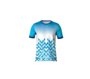 T-shirt sportif à manches courtes à col rond pour homme, imprimé par sublimation, personnalisable, écologique, respirant, séchage rapide, 100% polyester - Product Image 2