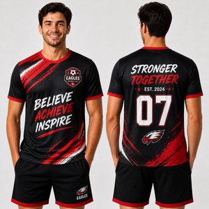 Custom Athletic Team <b>TShirts</b> For Clubs Schools Sportswear Uniform Logo Printed Quick Dry Tee Manufacturer Wholesale Supplier OEM - Product Image 2