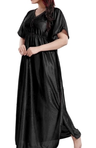 New Kaftan Handmade Moroccan kaftan Dress Batwing Wide Sleeve VNeck Polyester Regular Fit Casual Evening Party <b>Flared</b> Sleep Wear - Product Image 3