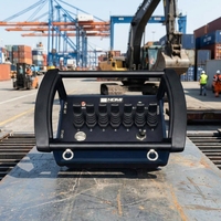 Control Remoto Hidráulico Industrial a Prueba de Agua IP67, 7 Palancas, Universal para Excavadora y Grúa Pórtico NM-048