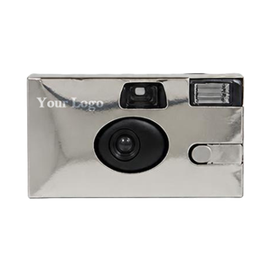 Appareil photo jetable personnalisé 35 mm avec flash, mise au point fixe, piles AA - Cadeau promotionnel - Product Image 1