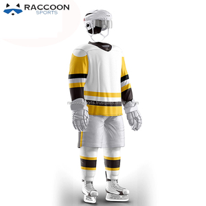 Camiseta de Hockey sobre Hielo 100% Poliéster para Prácticas de Equipos Deportivos, Uniforme de Hockey sobre Hielo Personalizado de Excelente Calidad para Hombre, Raccoon Sports Quick - Product Image 5