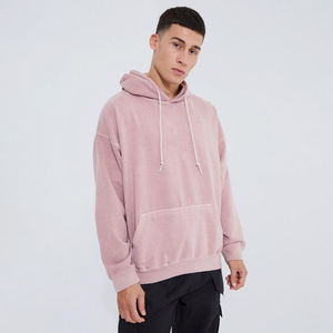 Men Oversized Hooded Fleece <b>Zipper</b> <b>Sweatshirt</b> Comfortable Fit Look Perfect For Outdoor And Everyday Winter Wear - Product Image 4