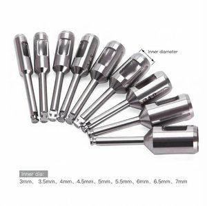 Kit de herramientas dentales de baja velocidad para perforación de tejido dental, fresa de acero inoxidable de tipo largo para implantes dentales y perforación ósea - Product Image 1