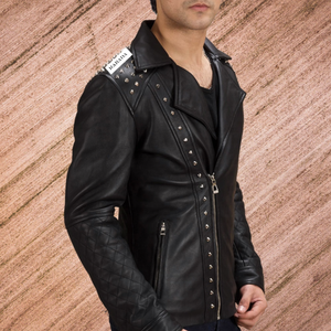 2023 Customized New Fashion Men Leather <b>Jacket</b> Best Design High Quality Leather <b>Jacket</b> OEM - Product Image 2