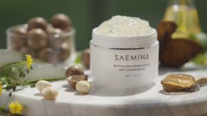 SAEMINA Revitalizing Signal Velvet Gel Antioxidante con Aloe Vera y Vitamina E, Crema Facial Hidratante y Calmante 100g - Product Image 5