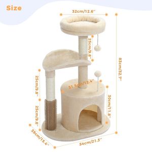 Giocattoli divertenti per gatti per interni con corda di Sisal naturale su cui grattare e giocare - Product Image 5
