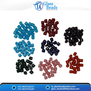 Cuentas de Vidrio Rusas Facetadas de Diseño Popular, Surtidas, en Forma de Cilindro, Separadores Sueltos, Cuentas Africanas para Manualidades y Joyería DIY - Product Image 6