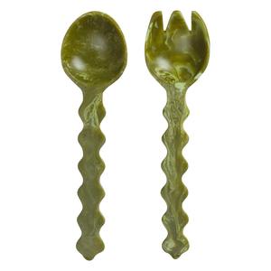 AL MALIK CRAFT Saladière en Résine Écologique Motif Floral, Compatible Lave-Vaisselle et Micro-ondes, Accessoire de Cuisine en Stock AMC730 - Product Image 6