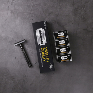 Campione Gratuito: Lame da Barba di Lusso Ecologiche a Doppio Bordo, 100 Pezzi, Liscie e Sicure per <span class=keywords><strong>la</strong></span> Depilazione Maschile - Product Image 5