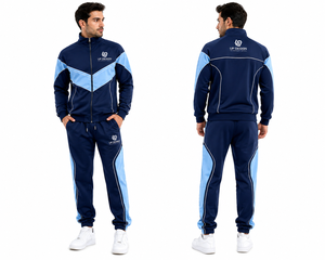Chándal Deportivo Personalizado de Poliéster para Hombre, con Cremallera Completa, Conjunto de Entrenamiento, Ropa Deportiva, Fabricación OEM ODM - Product Image 1