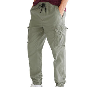 กางเกงวิ่งผู้ชายแฟชั่นใหม่ขายส่งสั่งทำได้ MOQ ต่ำ กางเกงลำลองสำหรับออกกำลังกาย ซักได้ กางเกงจ็อกเกอร์ผู้ชายแบบซัก - Product Image 1