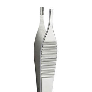 Pinces à tissus Adson Brown Stille de haute qualité pour une manipulation sécurisée des tissus mous, avec dents latérales pour une prise en main optimale. - Product Image 4