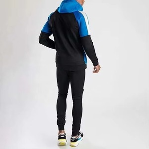 ชุดวอร์มแบบซับลิเมชั่นออกแบบเองได้ ขายดี เสื้อแจ็คเก็ตและกางเกงวอร์มผู้ชายทรงลำลอง ผ้าโพลีเอสเตอร์หนานุ่ม ซิปเต็มตัว ทรงปกติ - Product Image 2