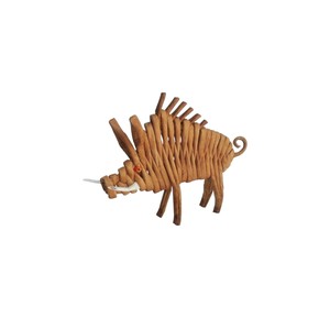 Export Wholesale Artisan Rattan Woven Hedgehog Craft with rattan <b>present</b> and gift Beautiful Rustic Home Accent Decor B2B Buyers - Product Image 3