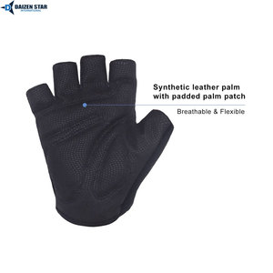 Factory Custom Summer Cycling Gloves PU <b>Hand</b> Grips Breathable Anti-Shock Gel <b>Pad</b> Half Finger Lightweight - Product Image 5
